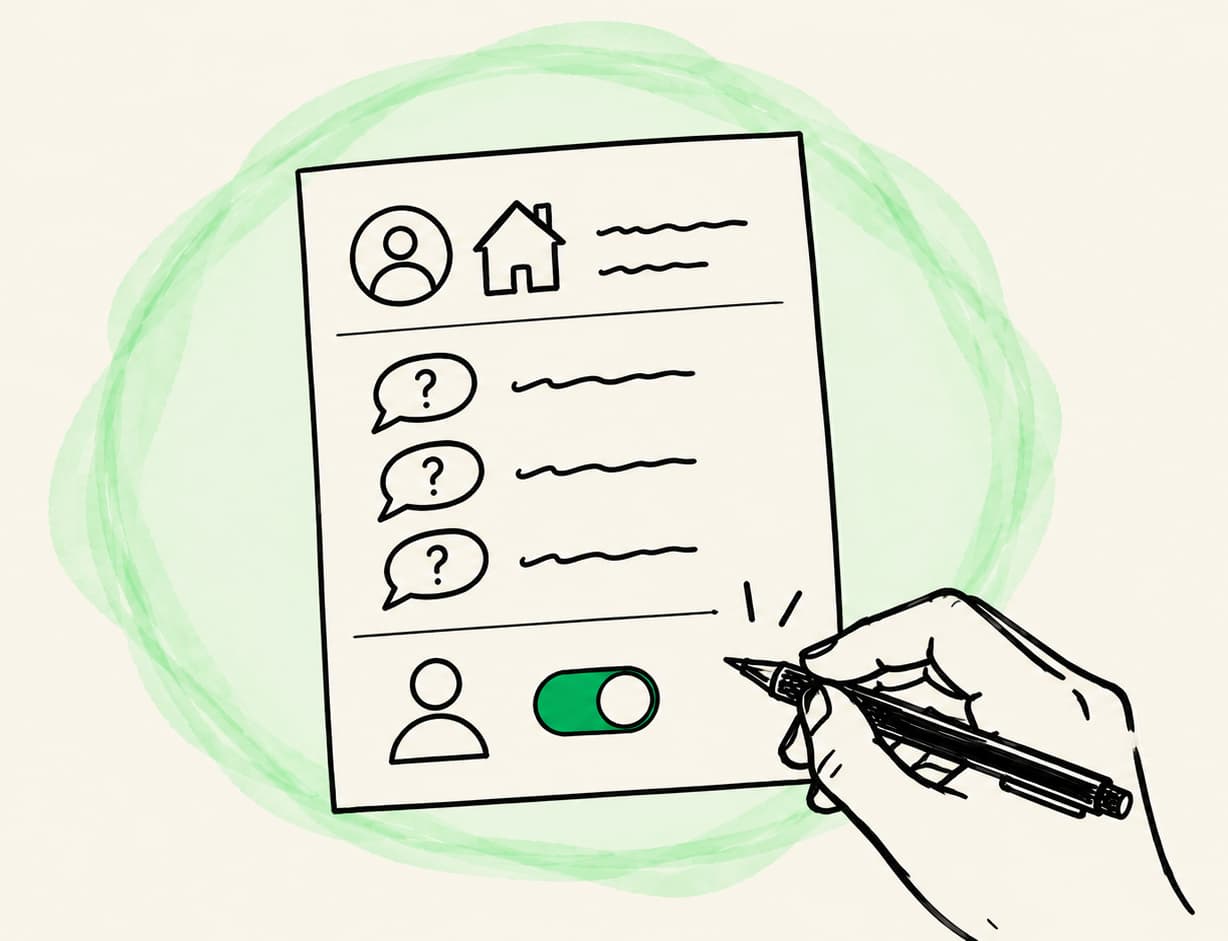 Interface Mallo de configuration d'un agent IA sectoriel pour la rénovation énergétique, avec son identité, ses questions de qualification et ses règles de transmission à un commercial